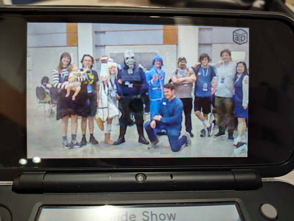 Group photo taken with 3DS