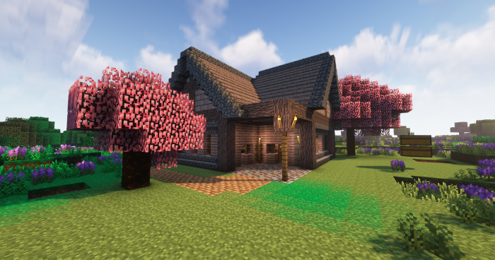 Front view of house.